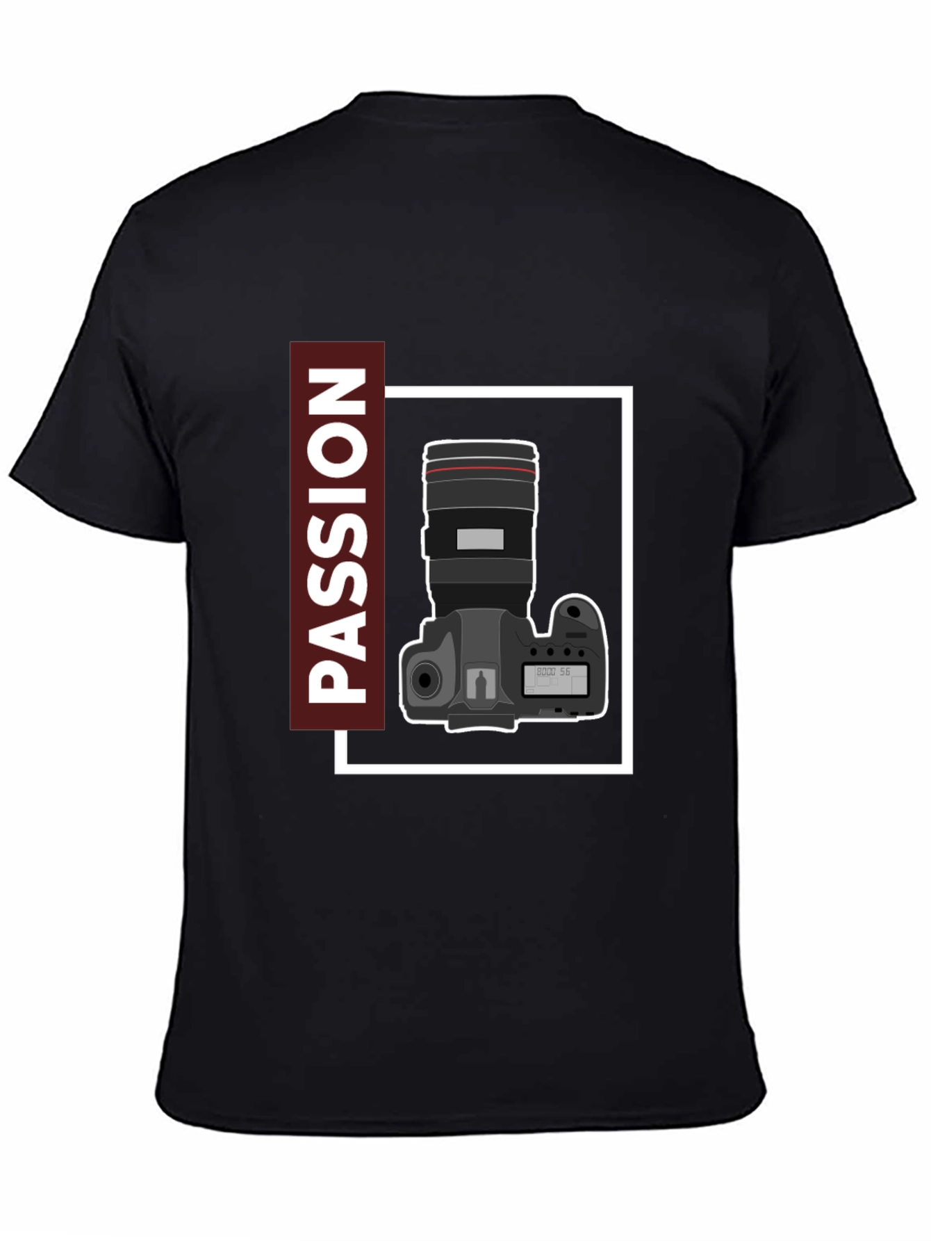 Passion Camera Graphic Tee - Photography Lover T-Shirt