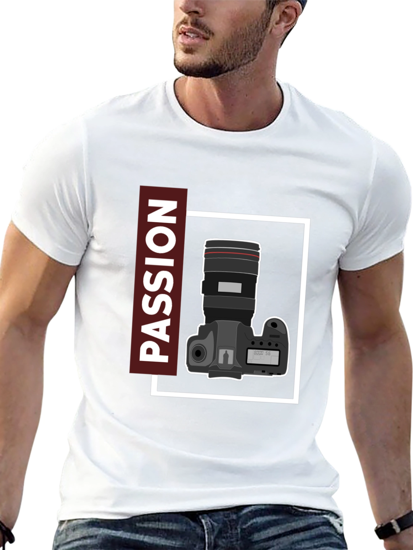 Passion Camera Graphic Tee - Photography Lover T-Shirt