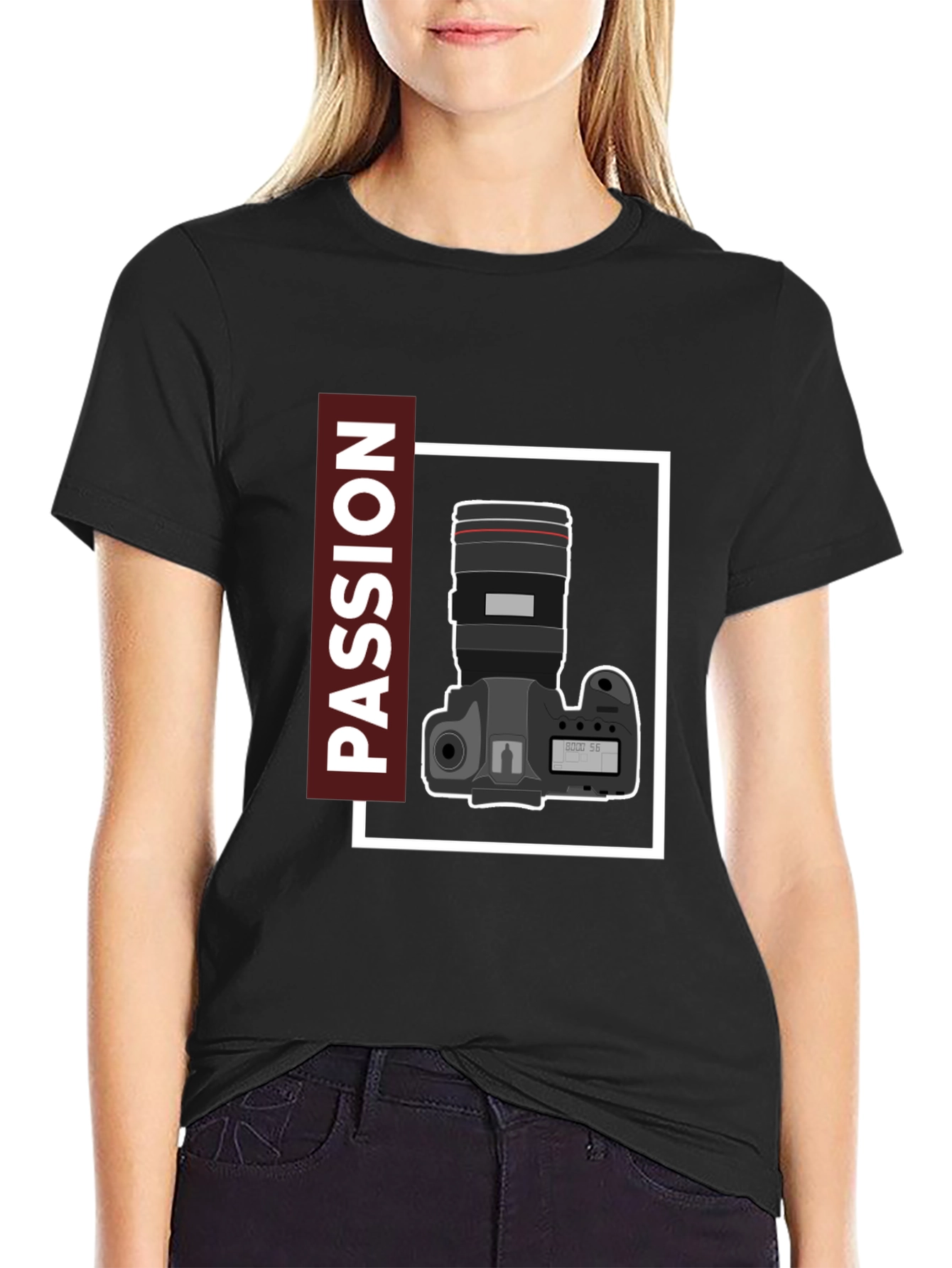 Passion Camera Graphic Tee - Photography Lover T-Shirt