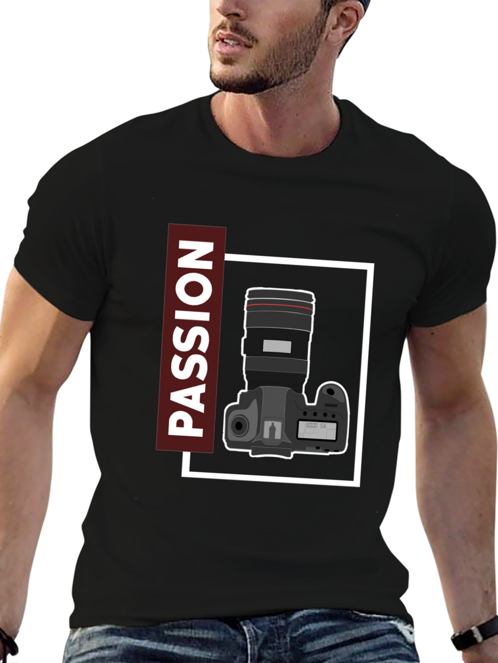 Passion Camera Graphic Tee - Photography Lover T-Shirt