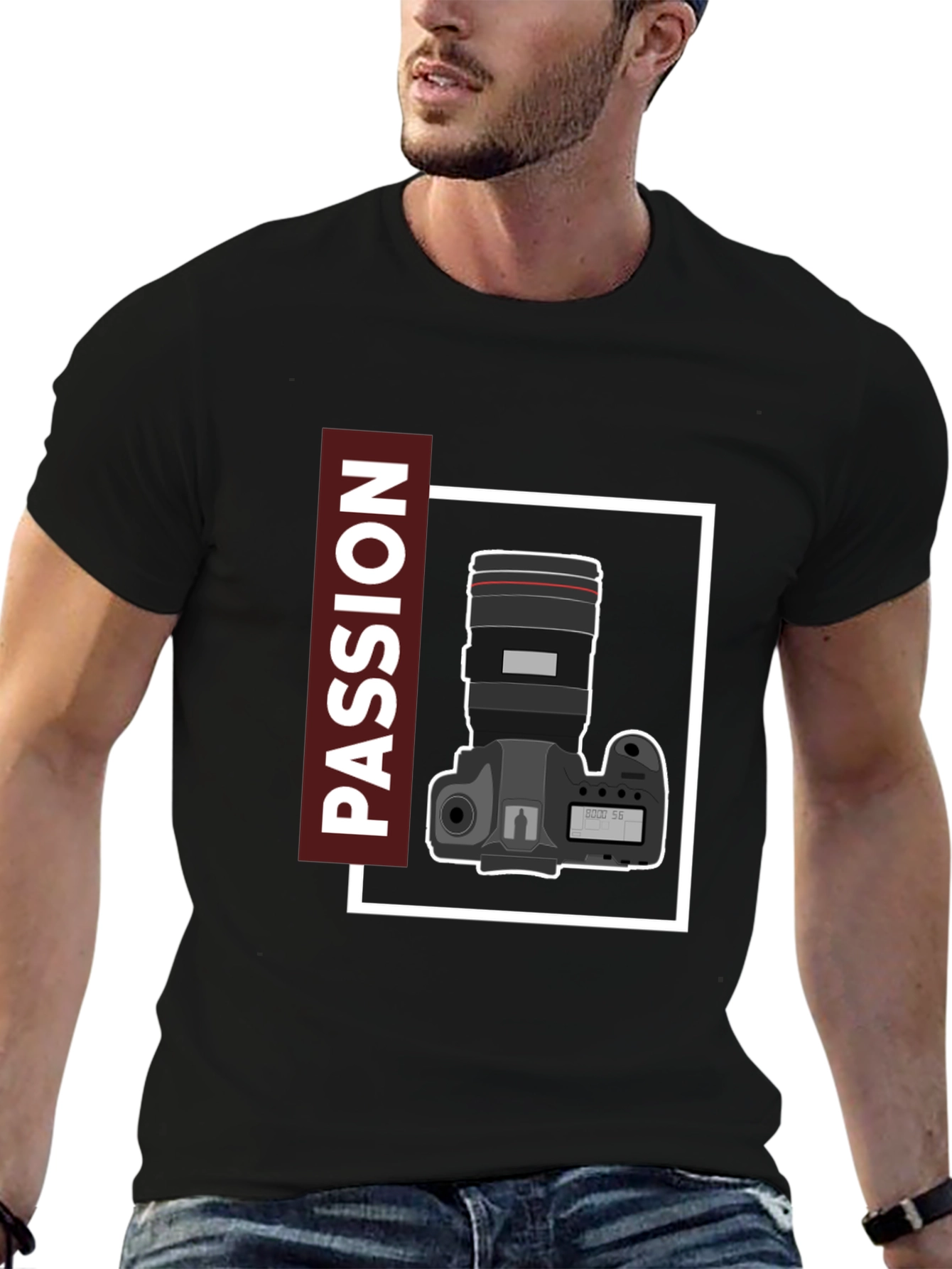 Passion Camera Graphic Tee - Photography Lover T-Shirt