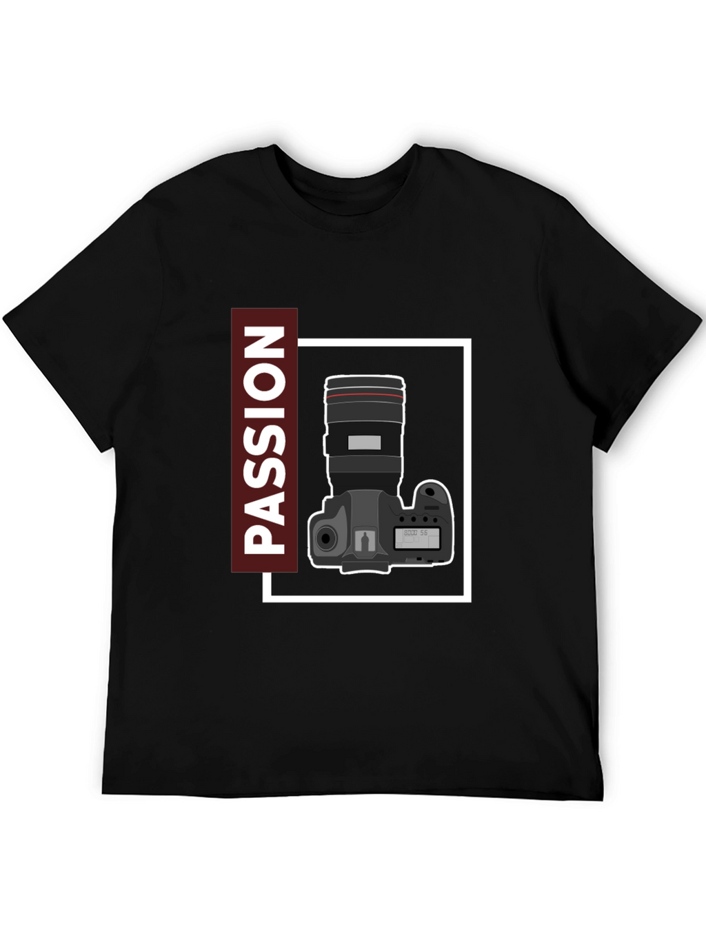 Passion Camera Graphic Tee - Photography Lover T-Shirt