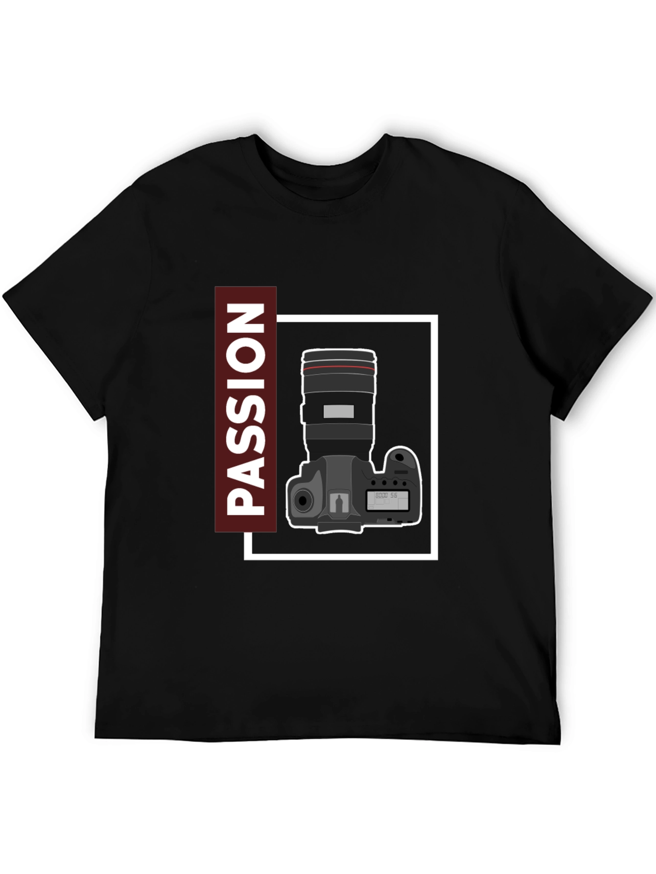 Passion Camera Graphic Tee - Photography Lover T-Shirt
