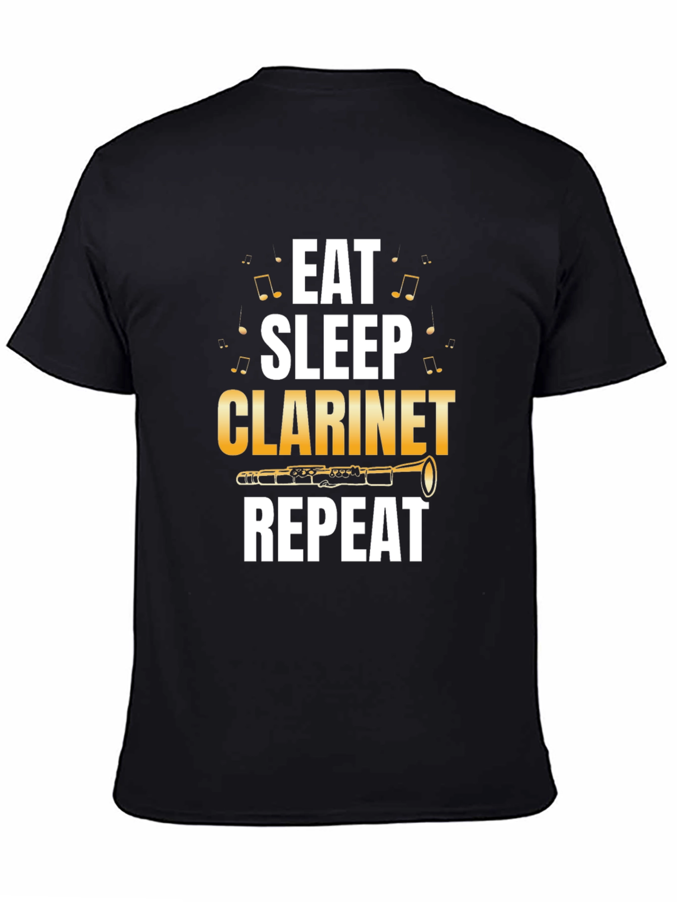 Eat Sleep Clarinet Repeat T-Shirt - Musician Tee