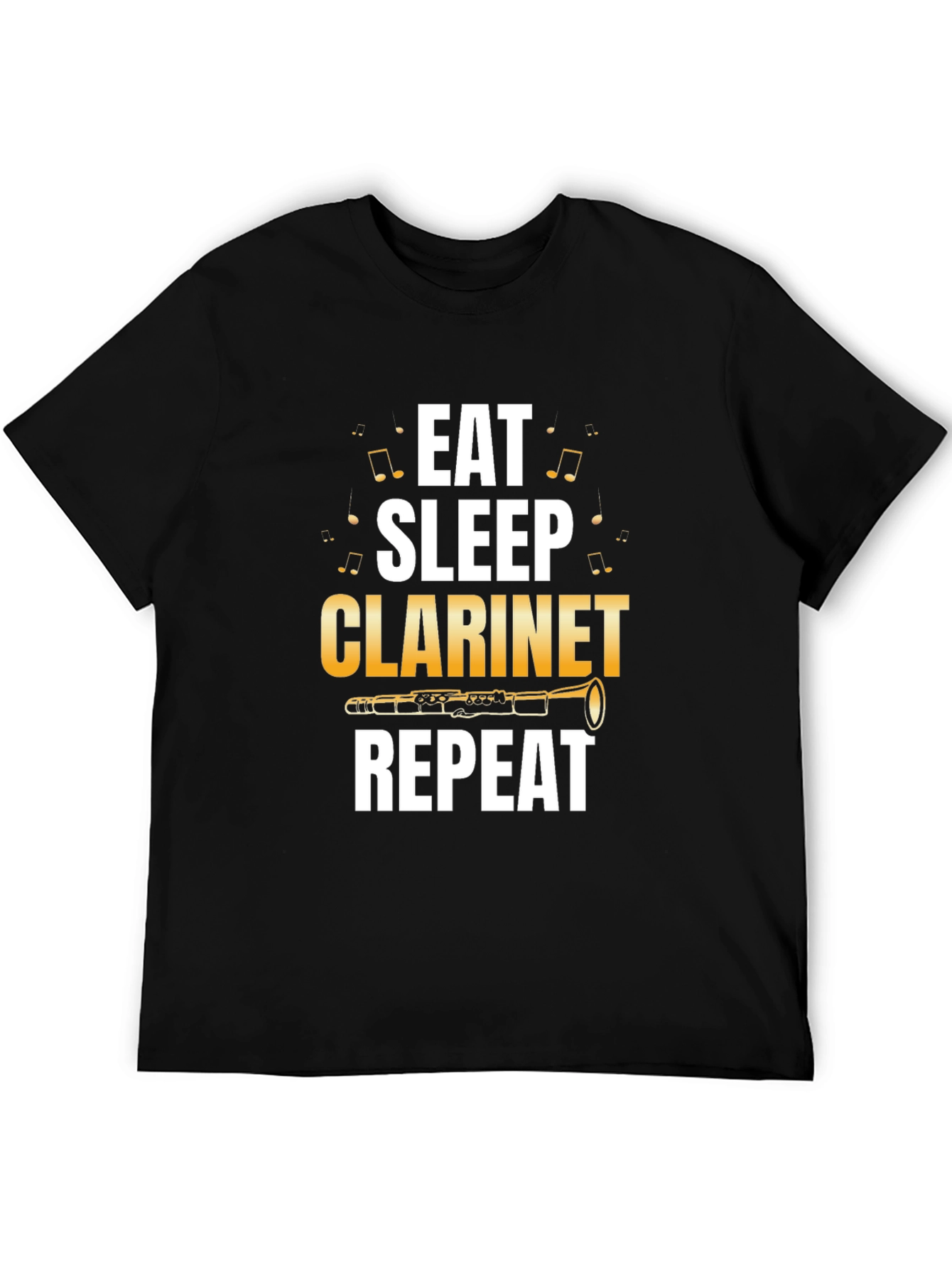 Eat Sleep Clarinet Repeat T-Shirt - Musician Tee