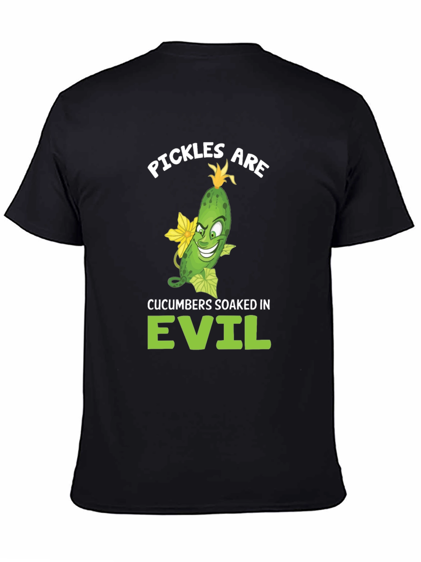 Pickles are Evil T-Shirt - Funny Food Humor