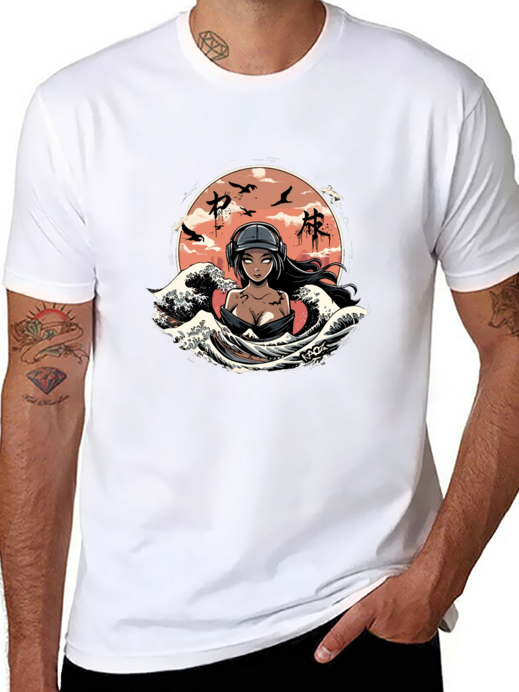 Anime Wave Art T-Shirt