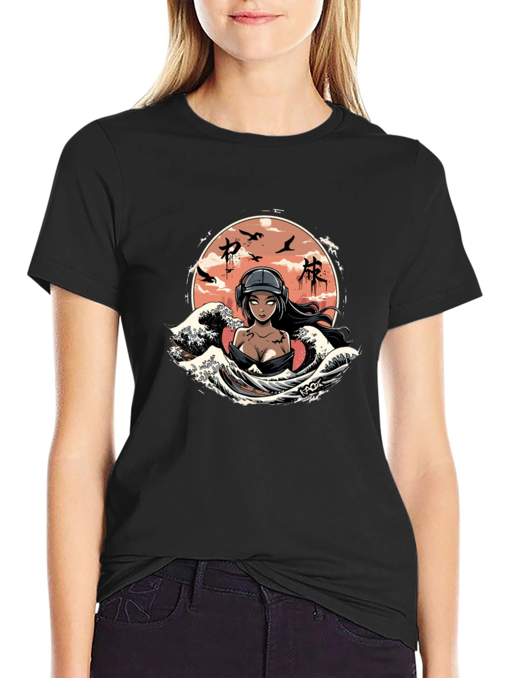 Anime Wave Art T-Shirt