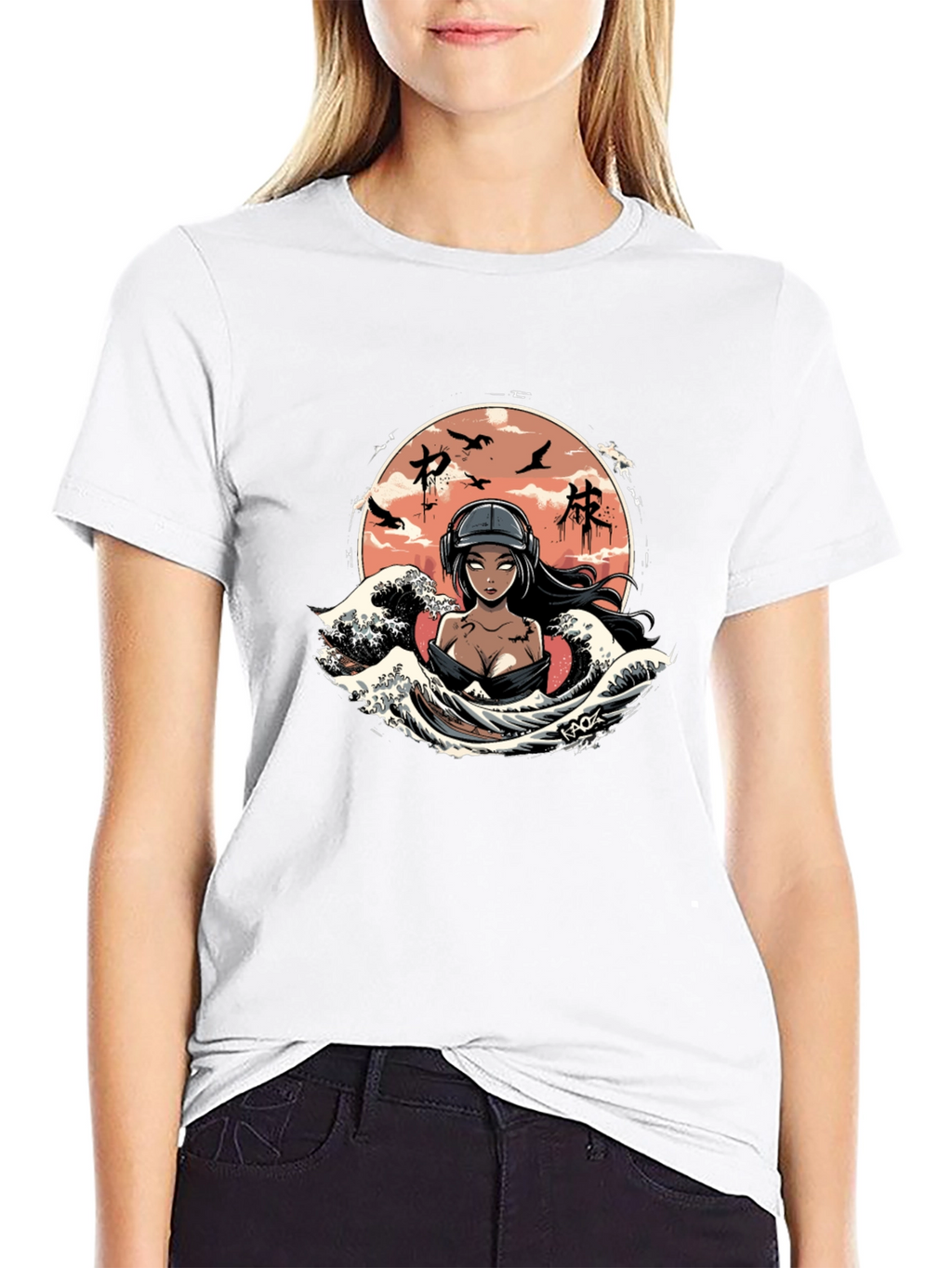 Anime Wave Art T-Shirt