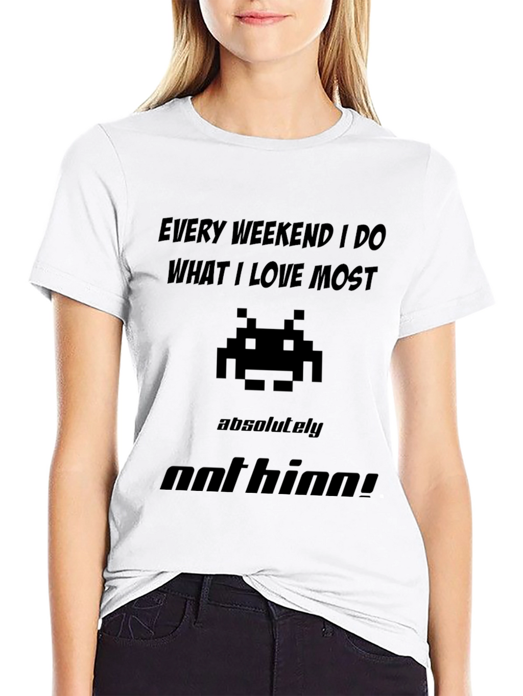 Gamer Black T-Shirt - Every Weekend I do Nothing
