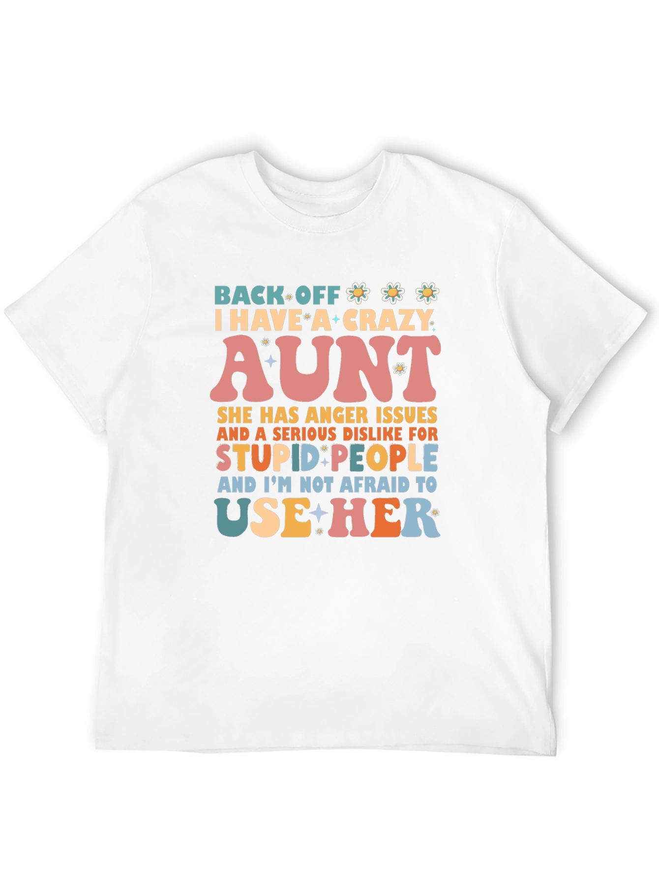 Crazy Aunt T-Shirt - Novelty Graphic Tee