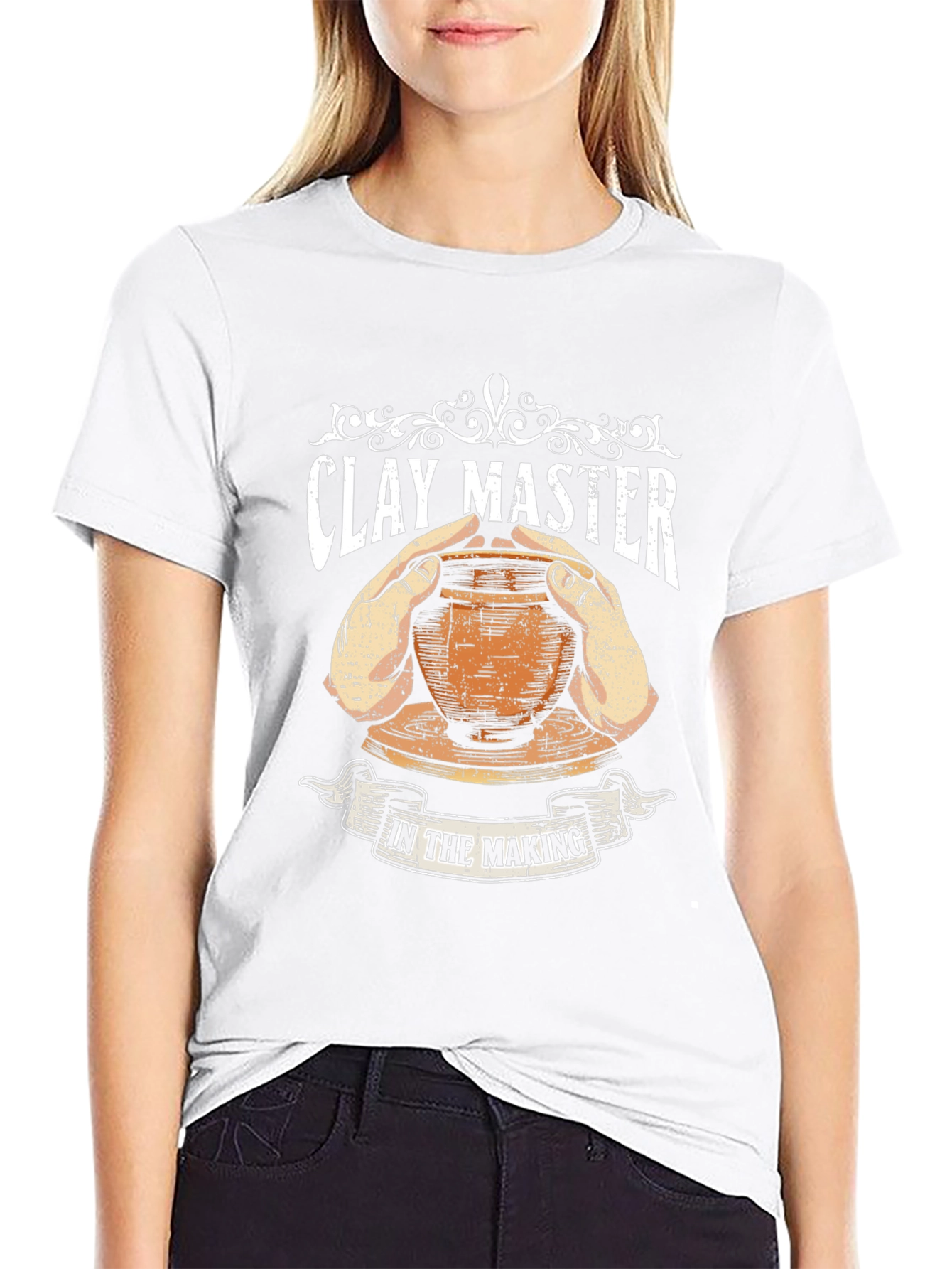 Clay Master Pottery T-Shirt - Unique Artisan Design