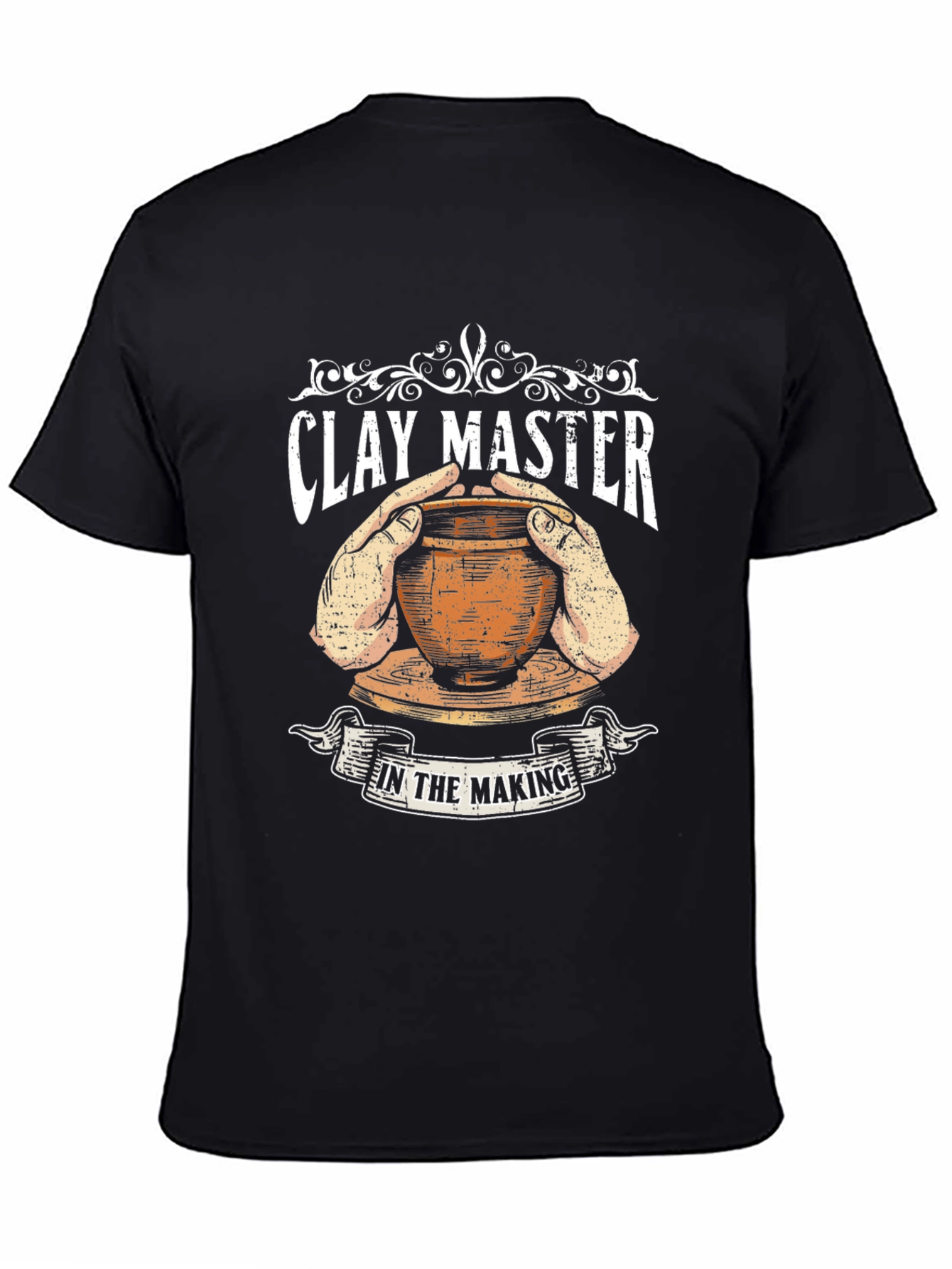Clay Master Pottery T-Shirt - Unique Artisan Design
