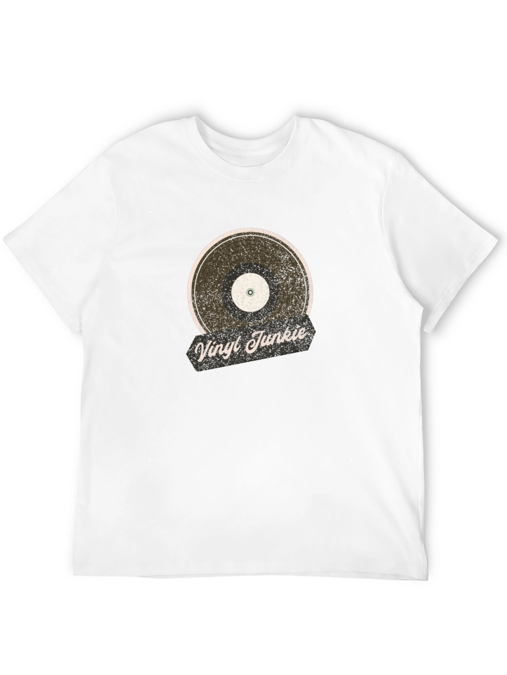 Vinyl Junkie Retro Record T-Shirt