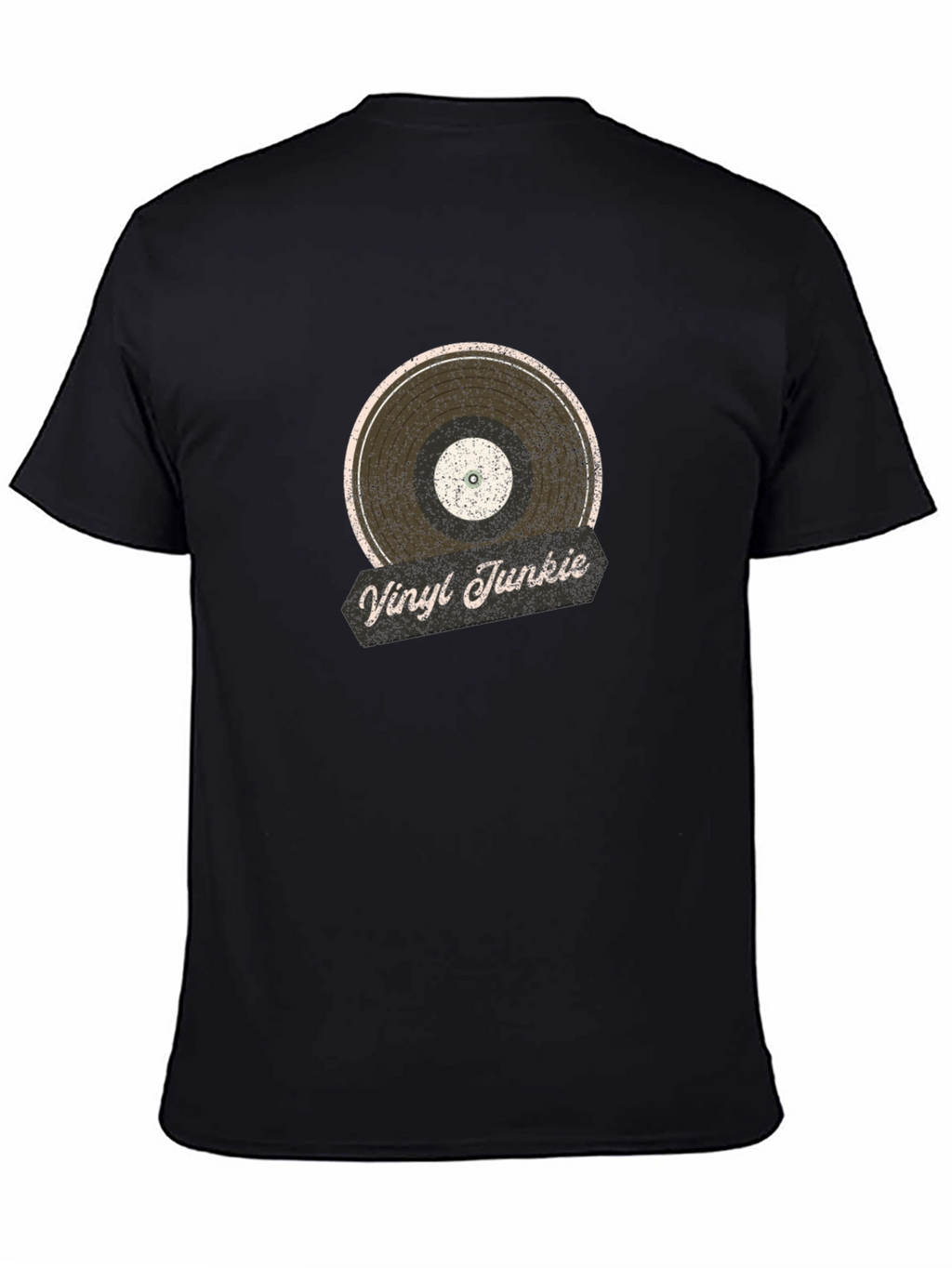 Vinyl Junkie Retro Record T-Shirt