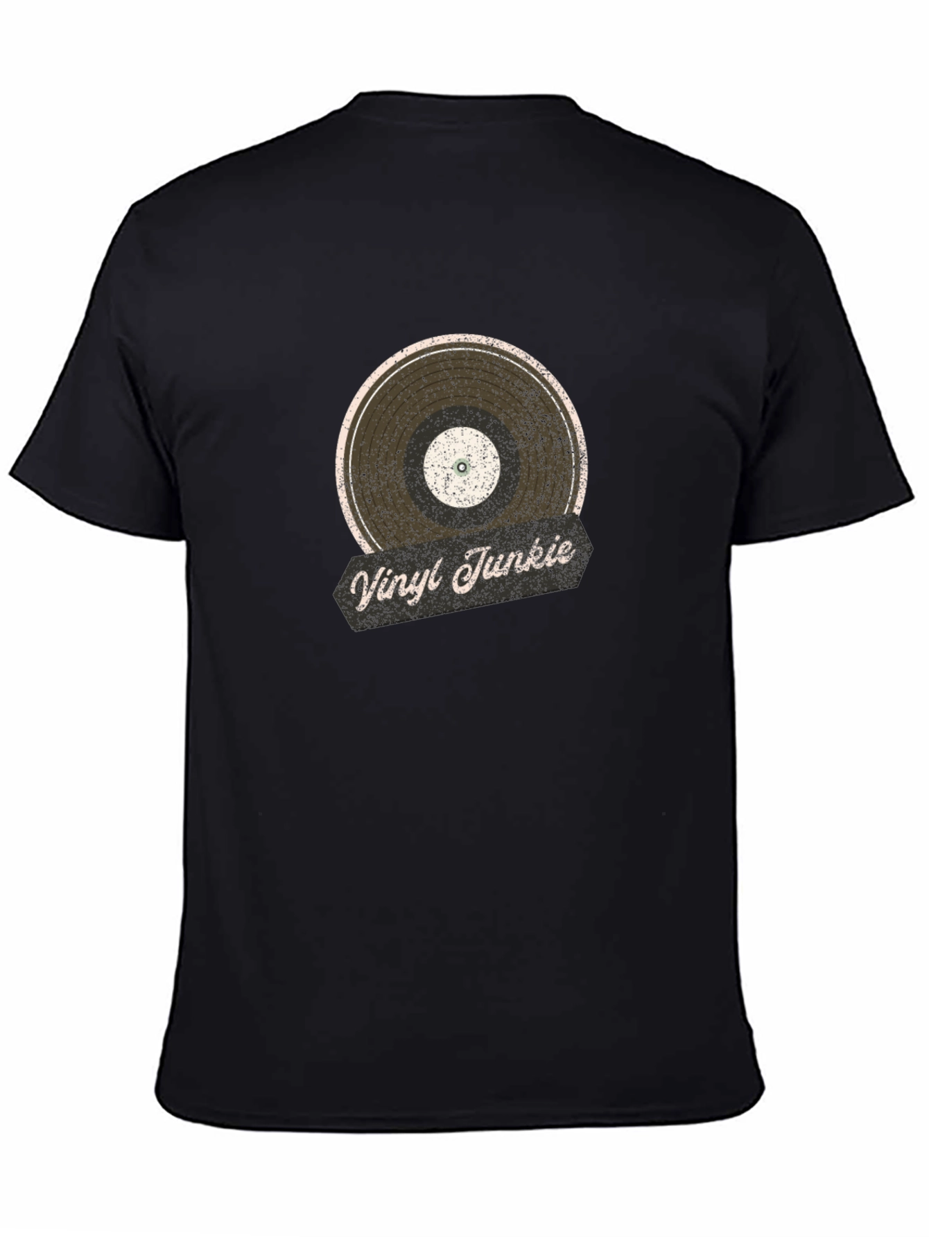 Vinyl Junkie Retro Record T-Shirt