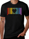 Love is Love Rainbow Pride Barcode T-Shirt