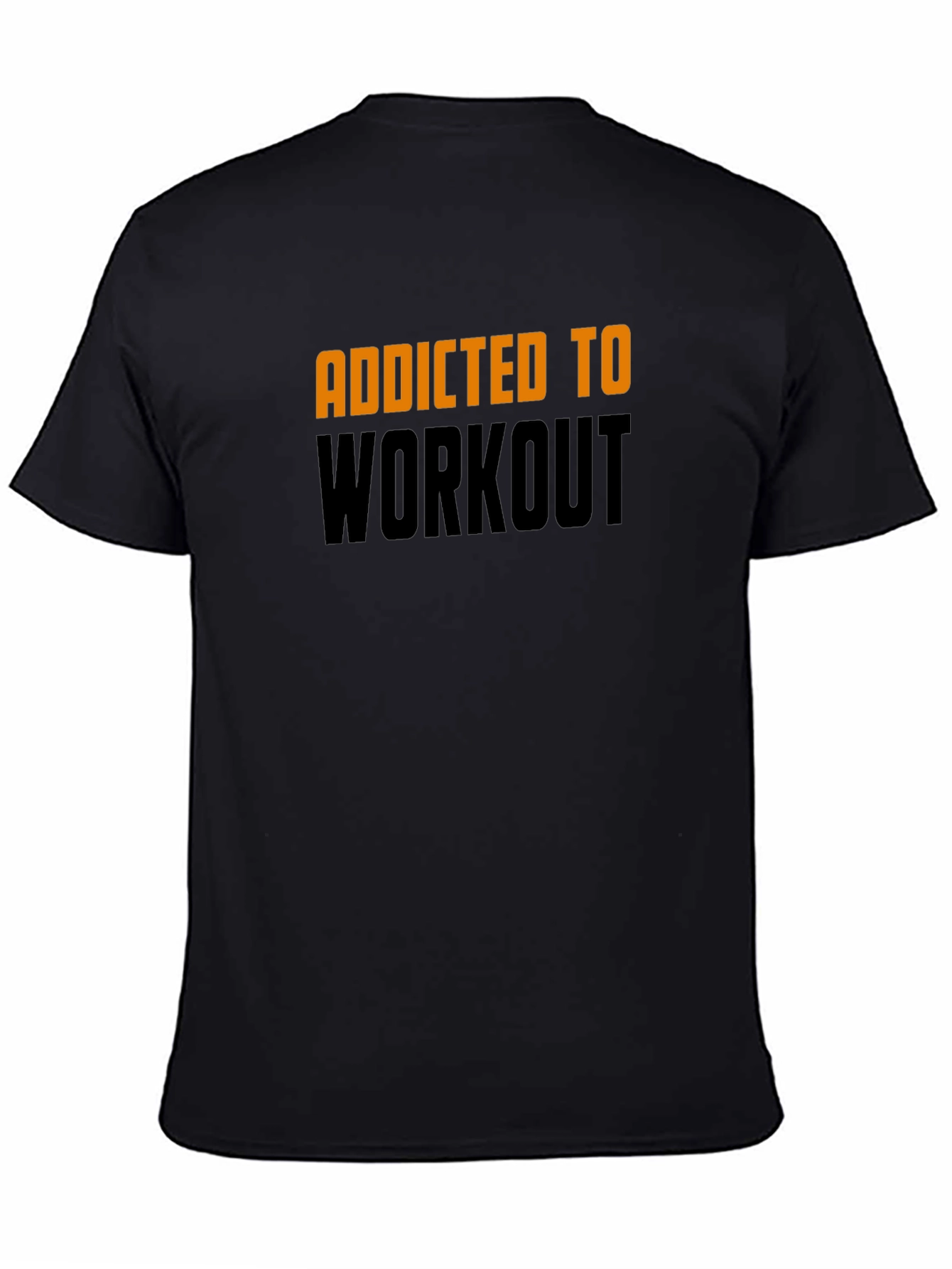 Addicted to Workout Black T-Shirt