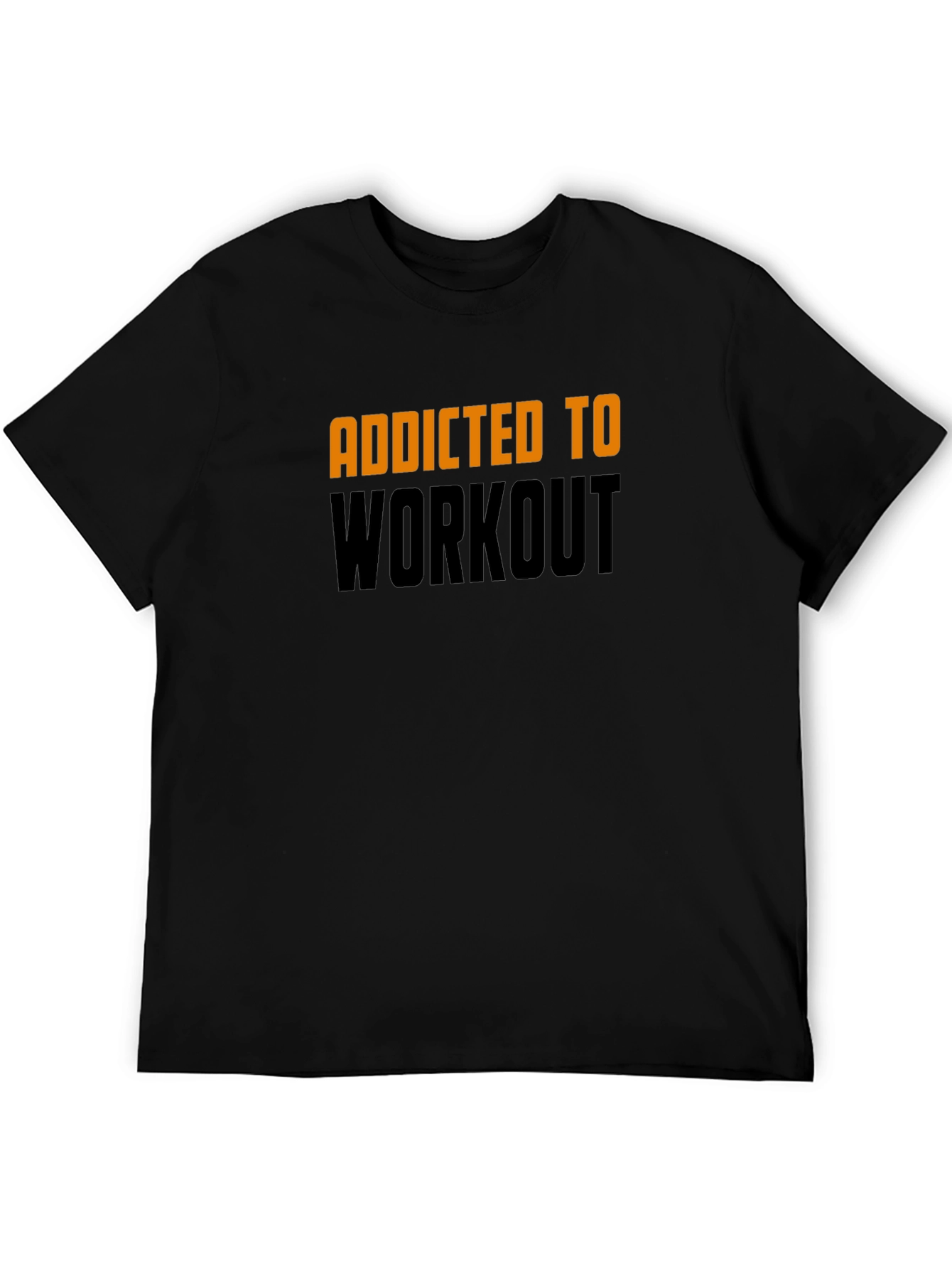 Addicted to Workout Black T-Shirt