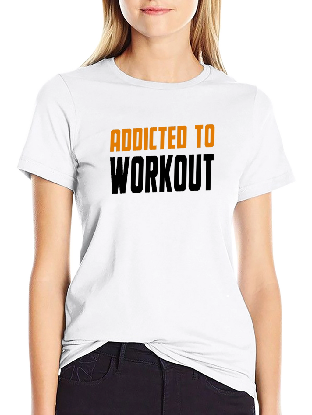 Addicted to Workout Black T-Shirt