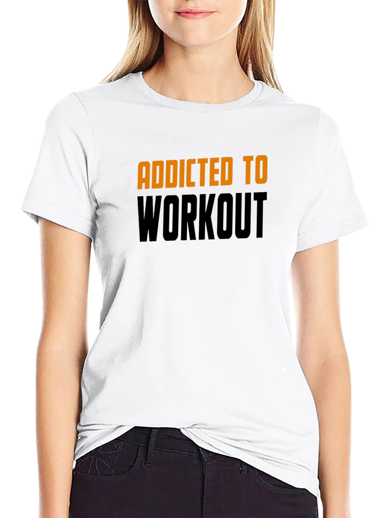 Addicted to Workout Black T-Shirt