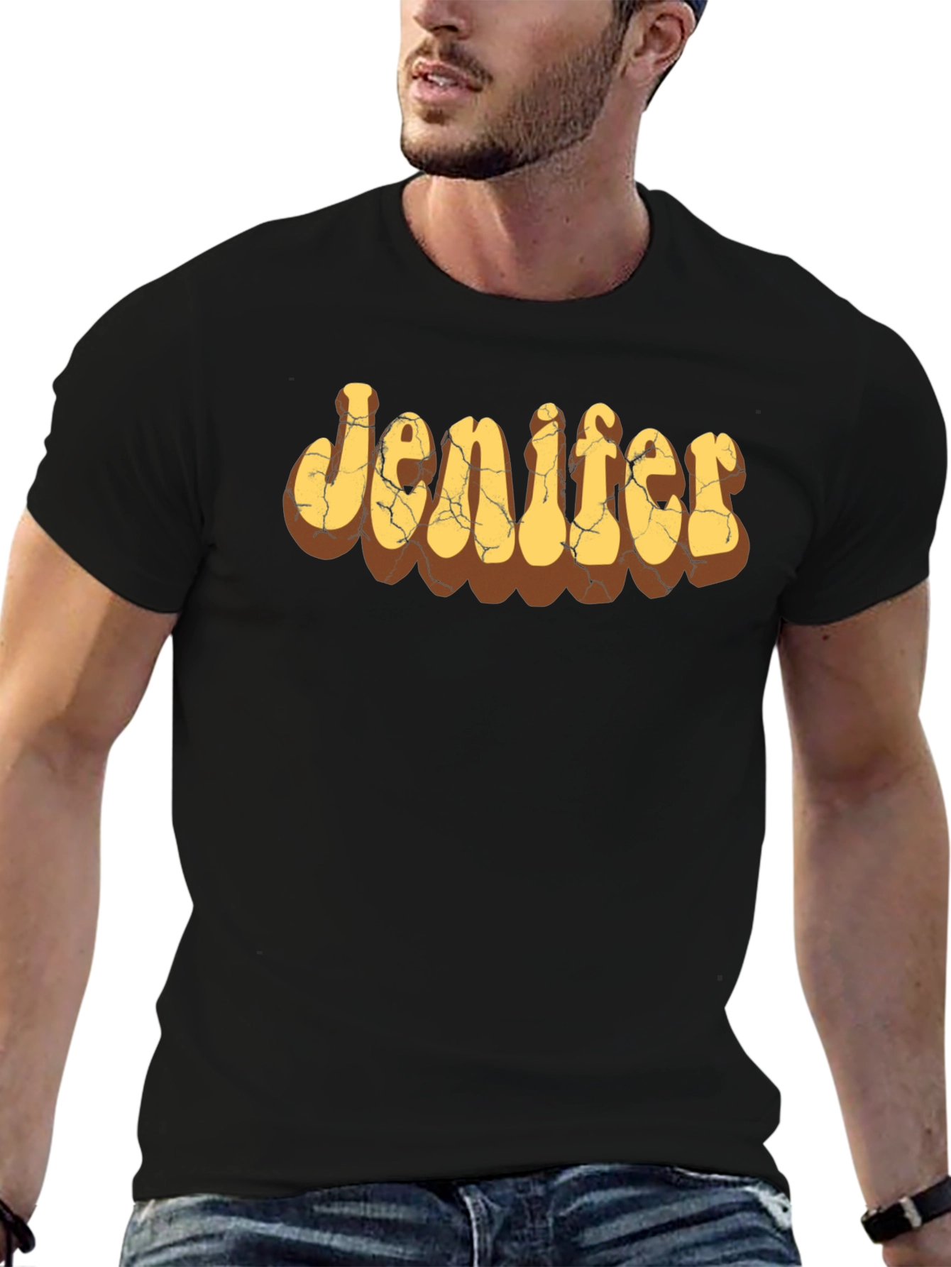 Jenifer Retro Style Graphic Tee - Unisex