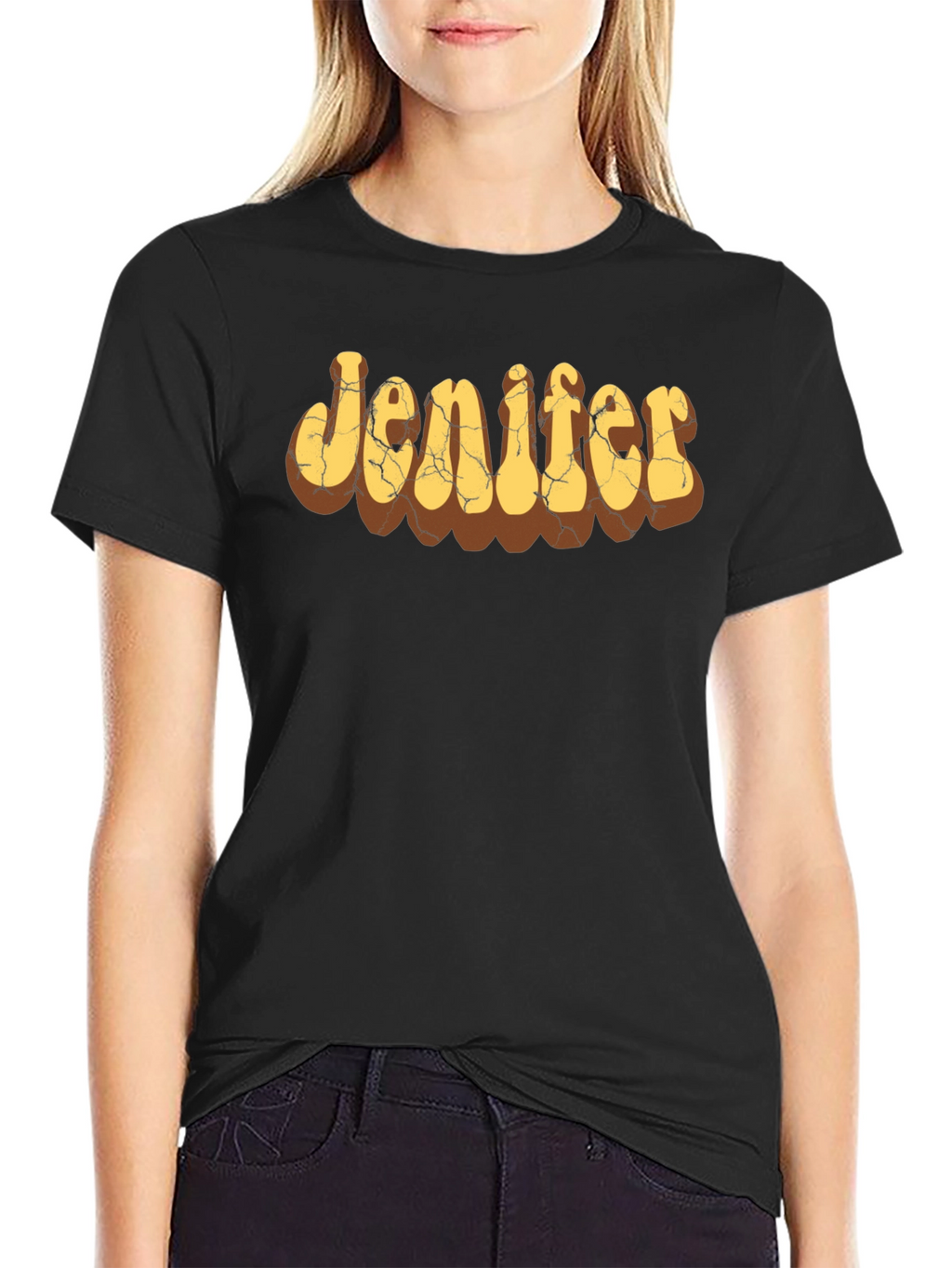 Jenifer Retro Style Graphic Tee - Unisex