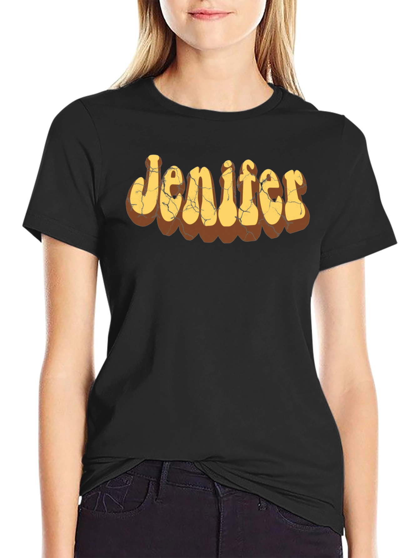 Jenifer Retro Style Graphic Tee - Unisex