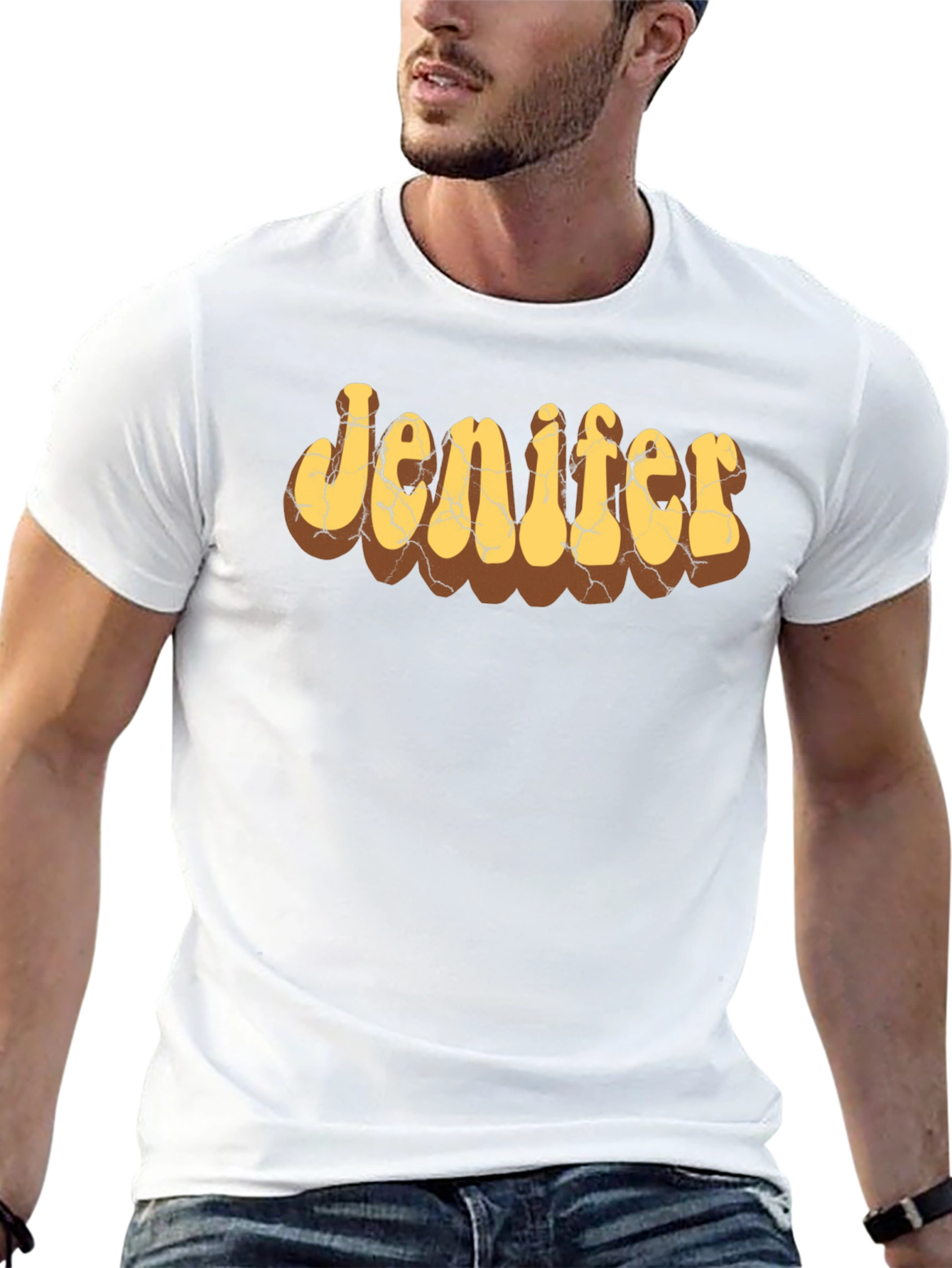 Jenifer Retro Style Graphic Tee - Unisex