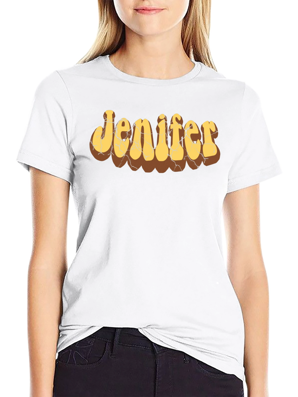 Jenifer Retro Style Graphic Tee - Unisex