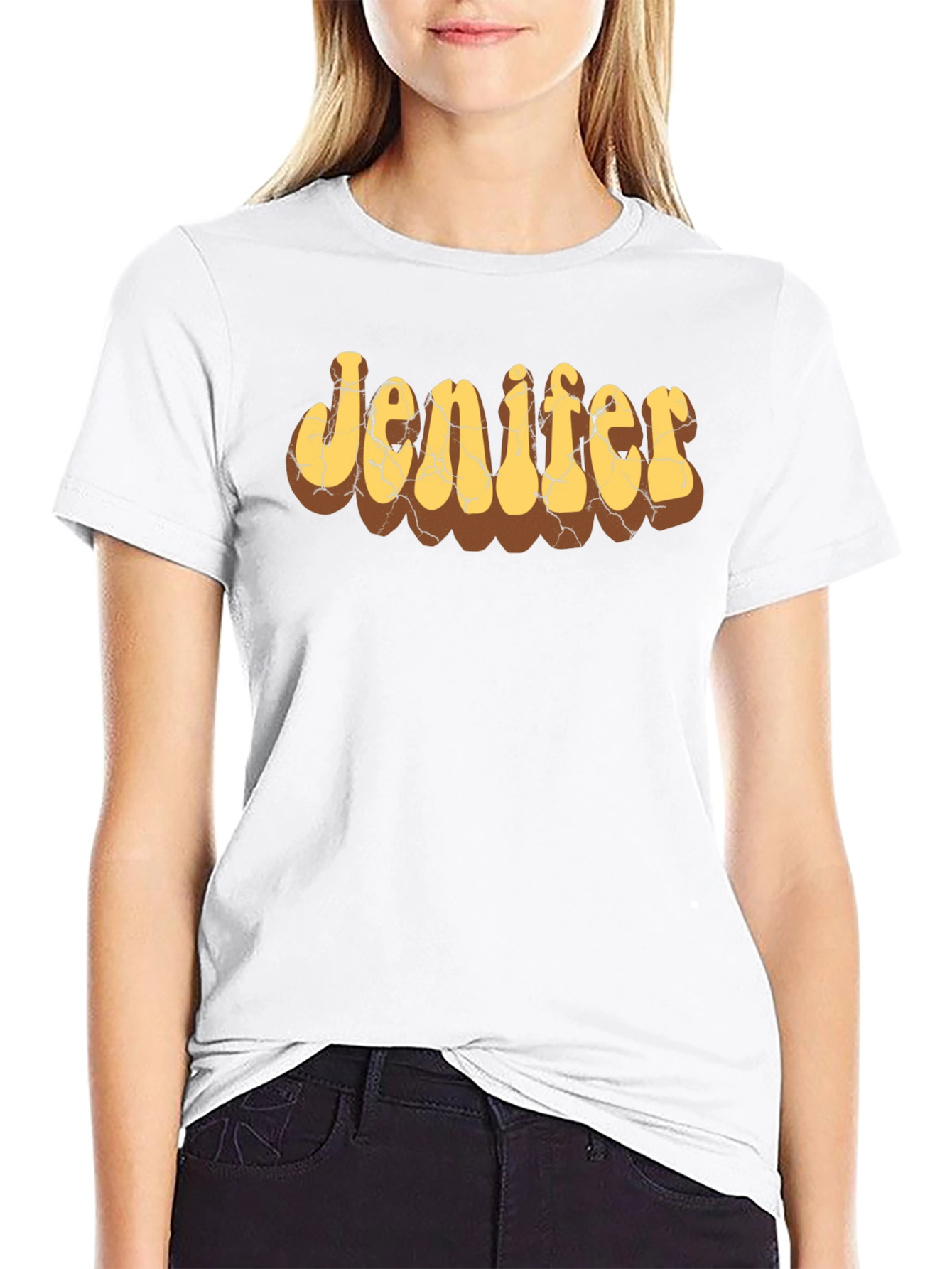 Jenifer Retro Style Graphic Tee - Unisex