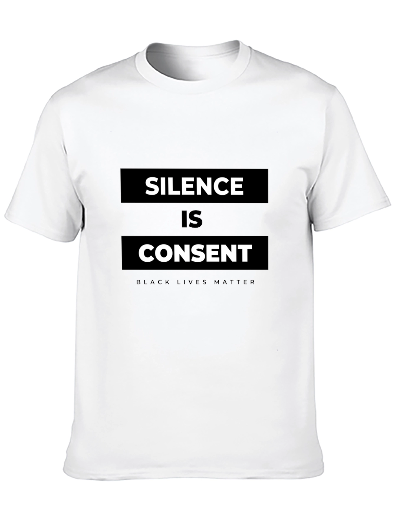 Silence is Consent Black Lives Matter Graphic Tee