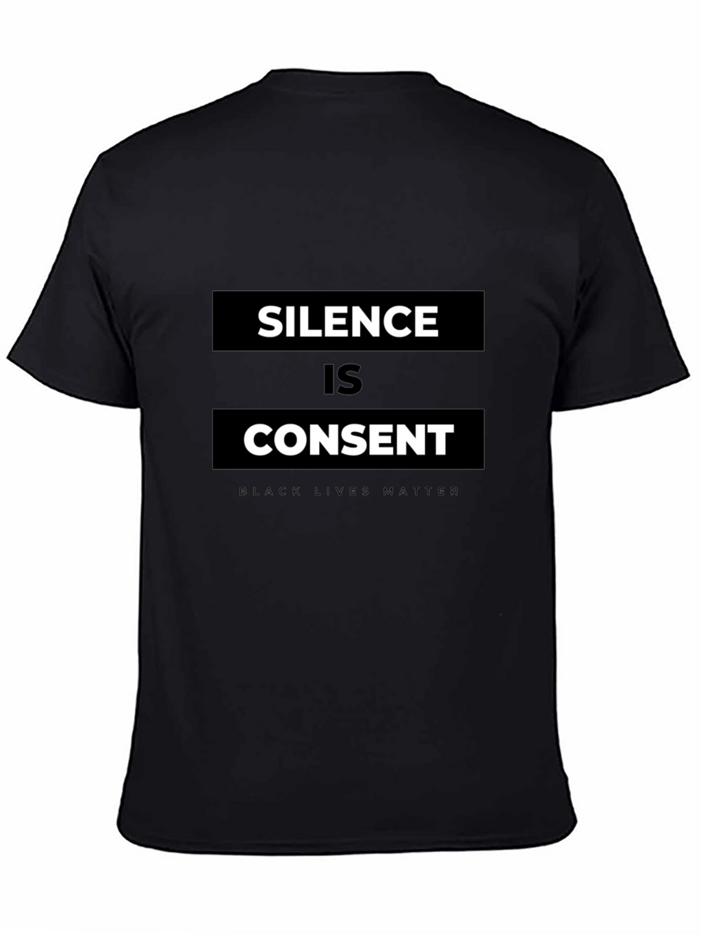 Silence is Consent Black Lives Matter Graphic Tee