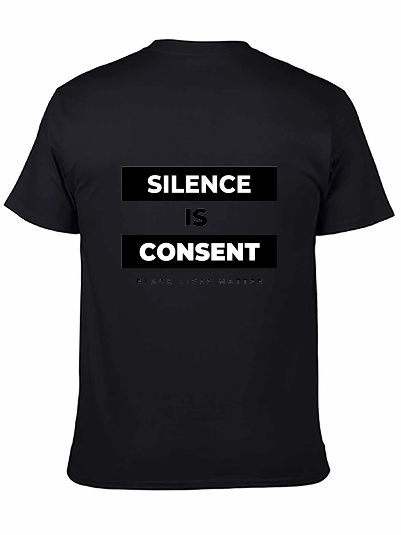 Silence is Consent Black Lives Matter Graphic Tee
