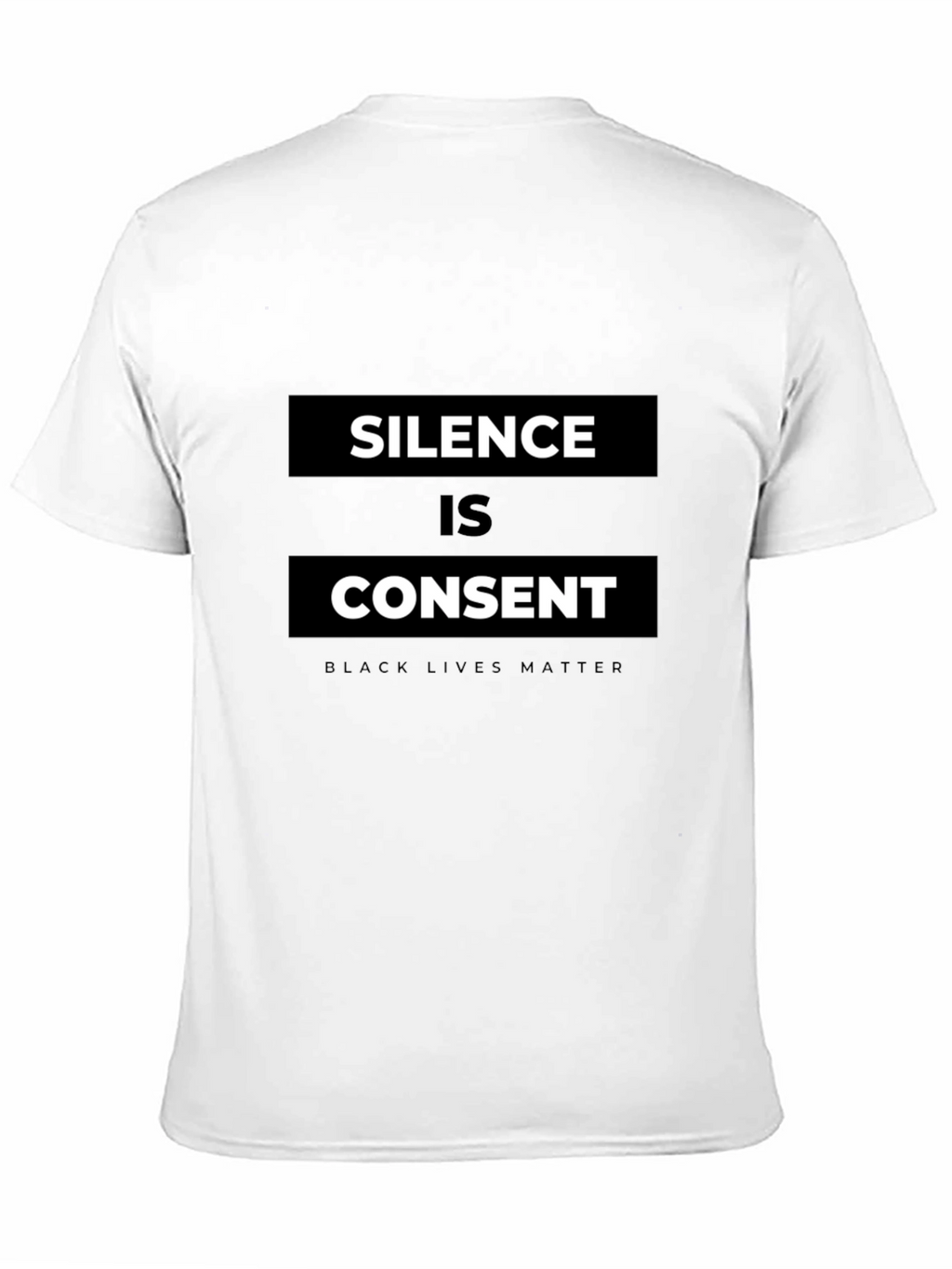 Silence is Consent Black Lives Matter Graphic Tee