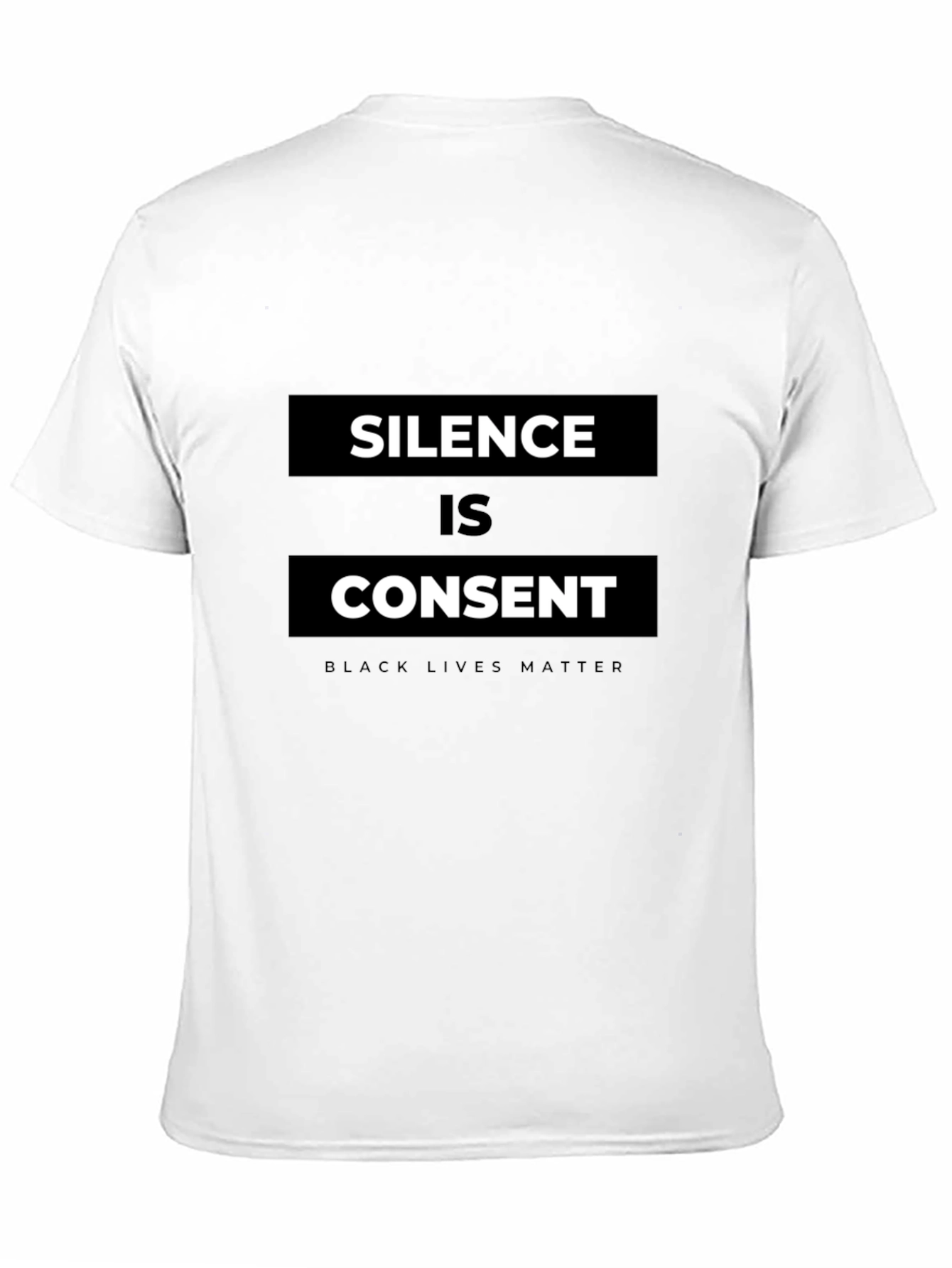 Silence is Consent Black Lives Matter Graphic Tee