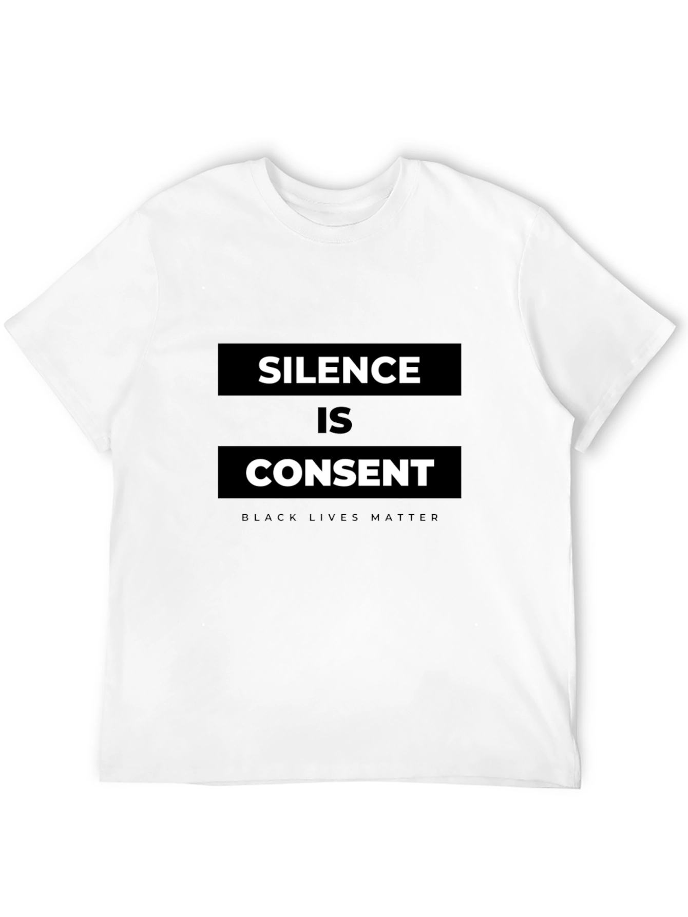 Silence is Consent Black Lives Matter Graphic Tee
