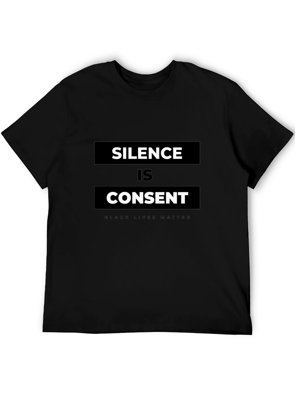 Silence is Consent Black Lives Matter Graphic Tee