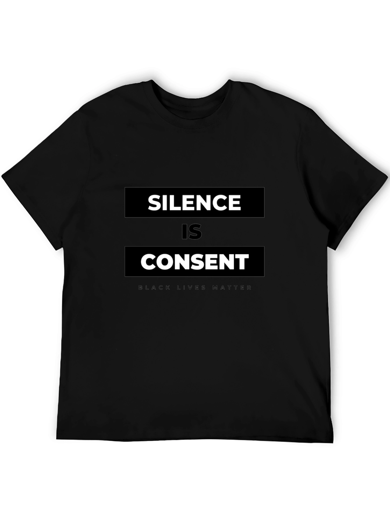 Silence is Consent Black Lives Matter Graphic Tee