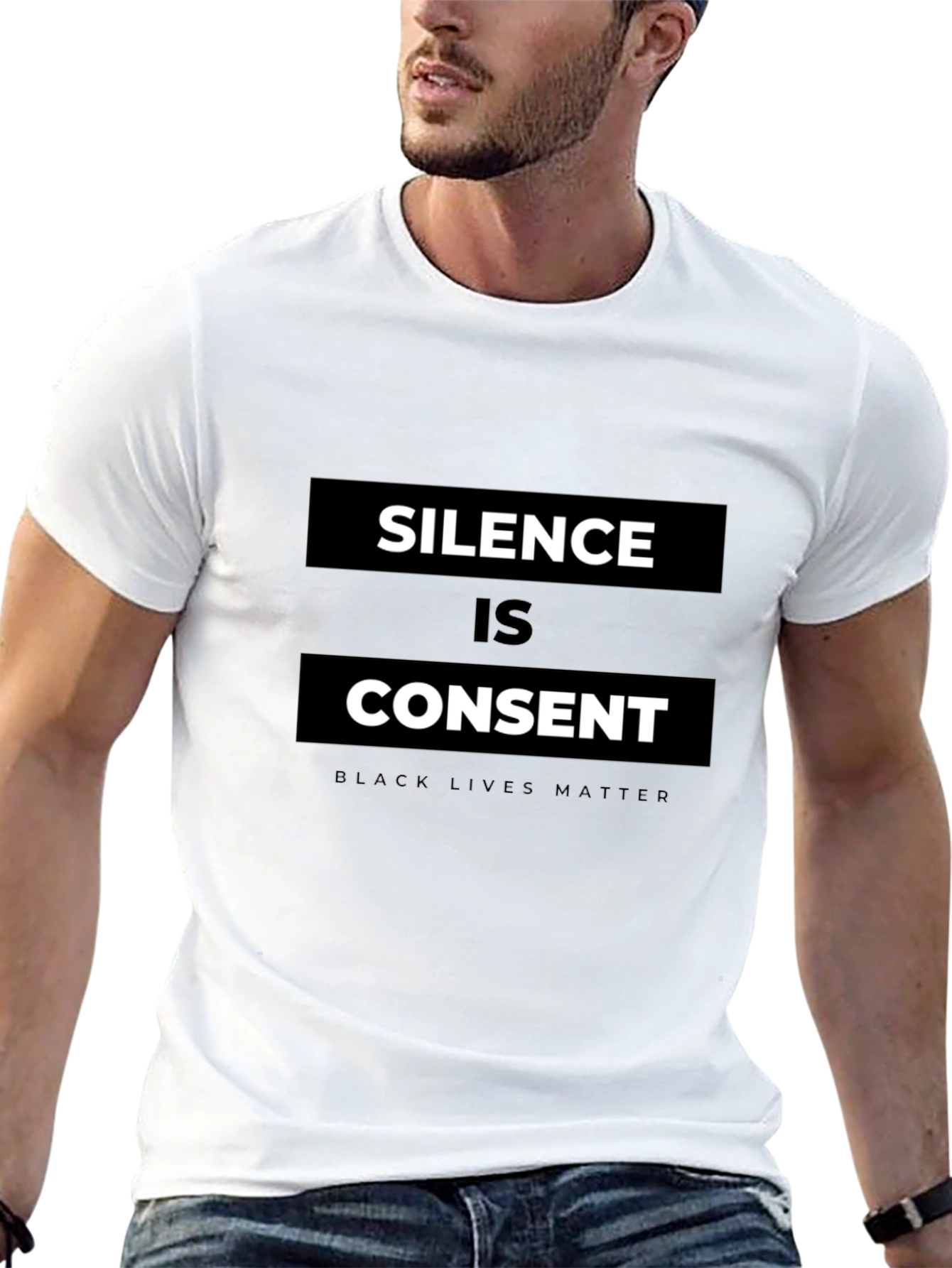 Silence is Consent Black Lives Matter Graphic Tee
