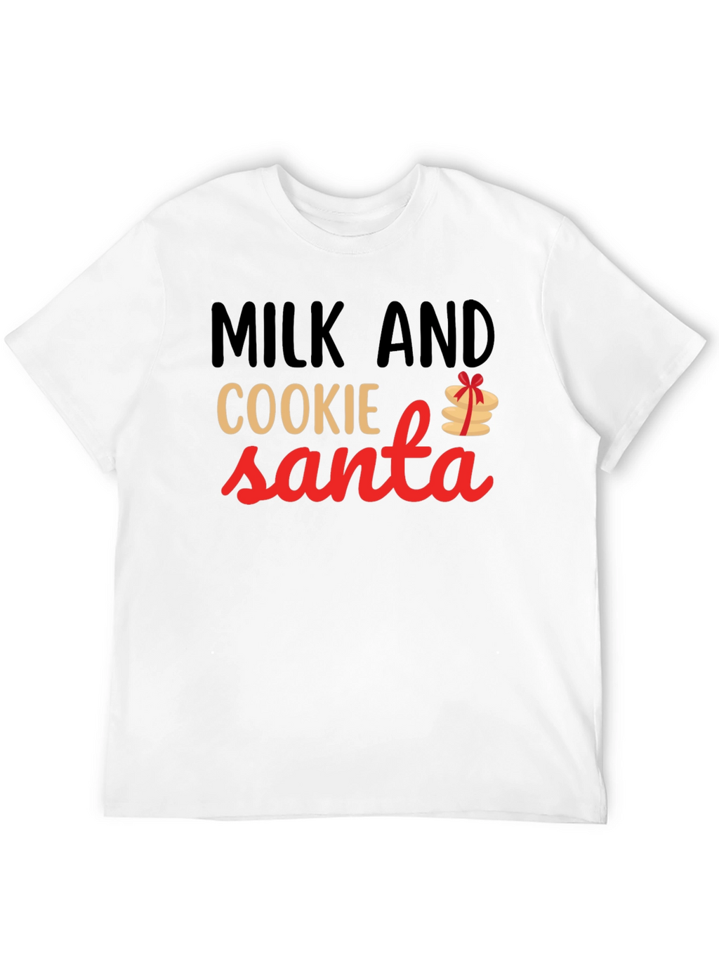 Milk and Cookie Santa T-Shirt