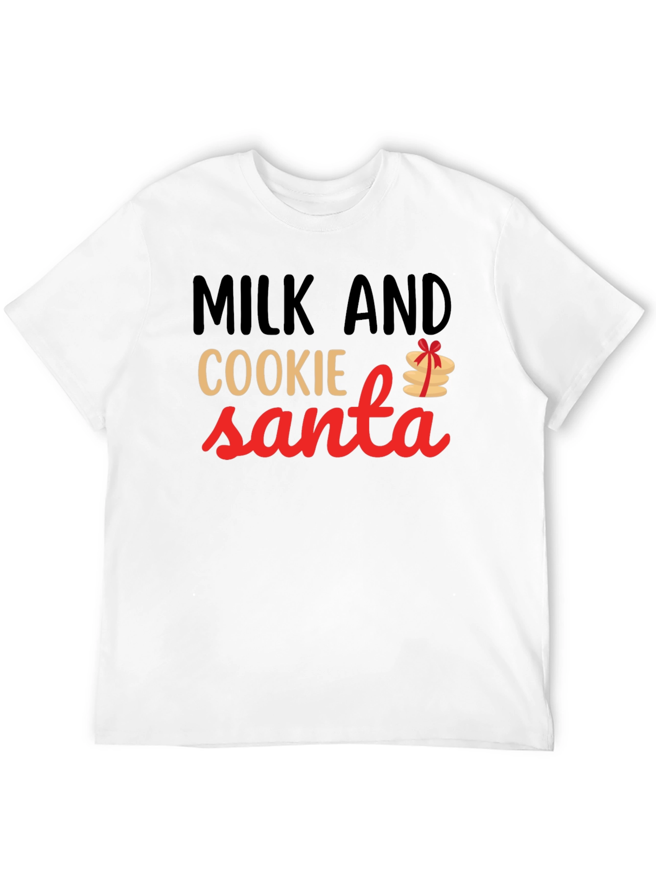 Milk and Cookie Santa T-Shirt