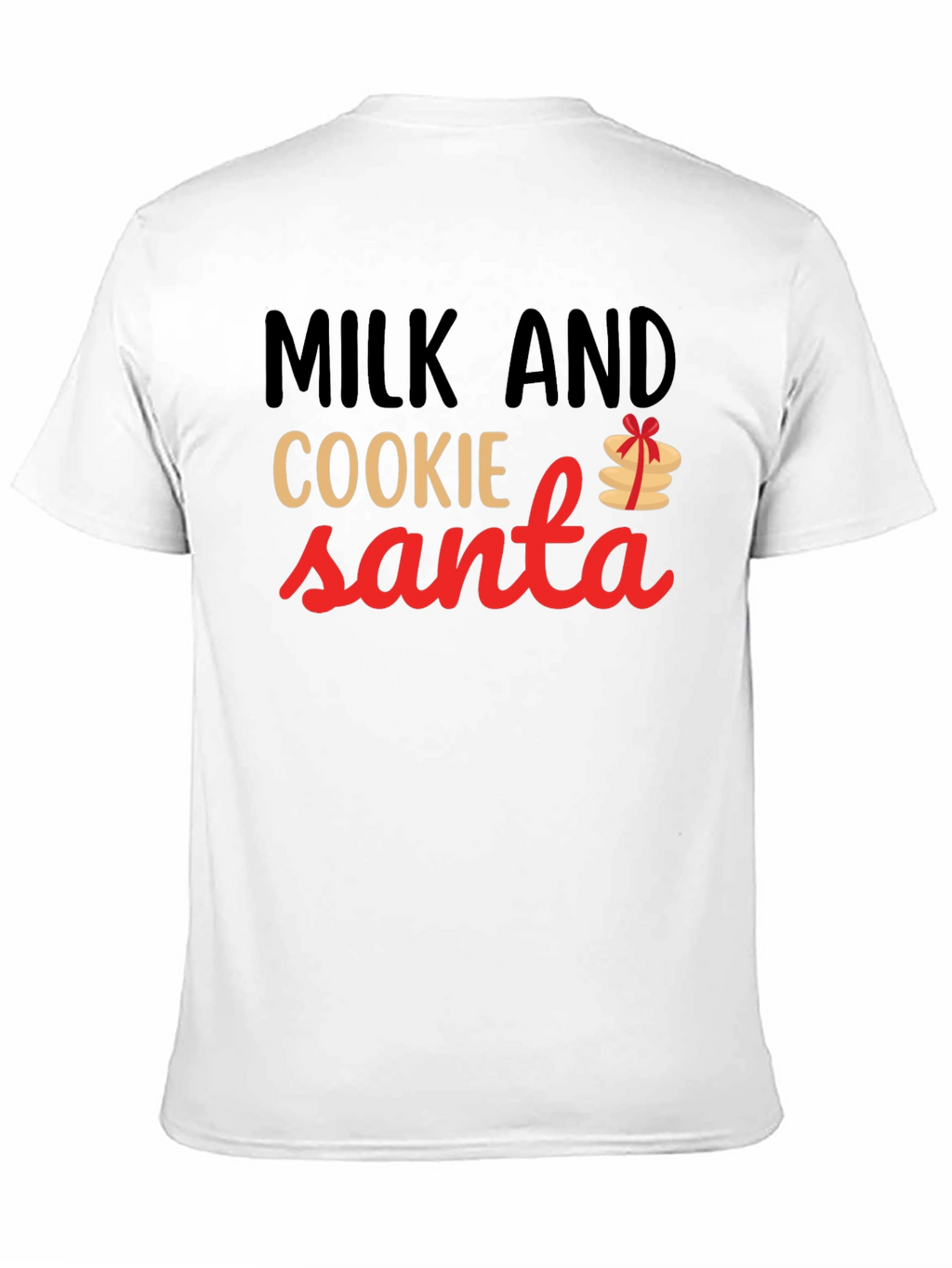 Milk and Cookie Santa T-Shirt