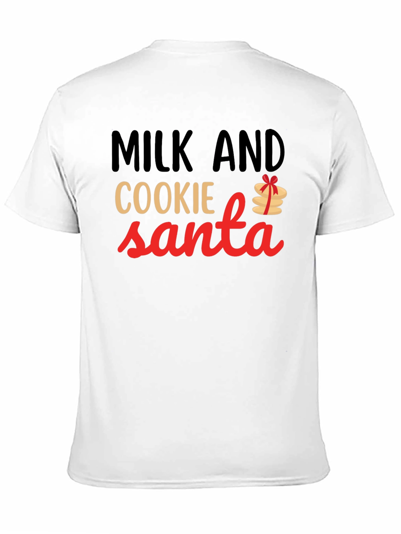 Milk and Cookie Santa T-Shirt