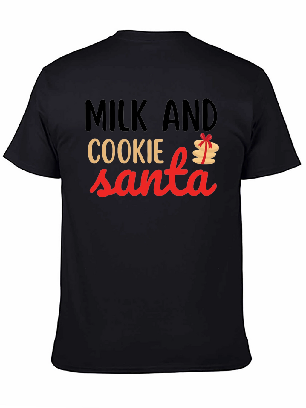 Milk and Cookie Santa T-Shirt