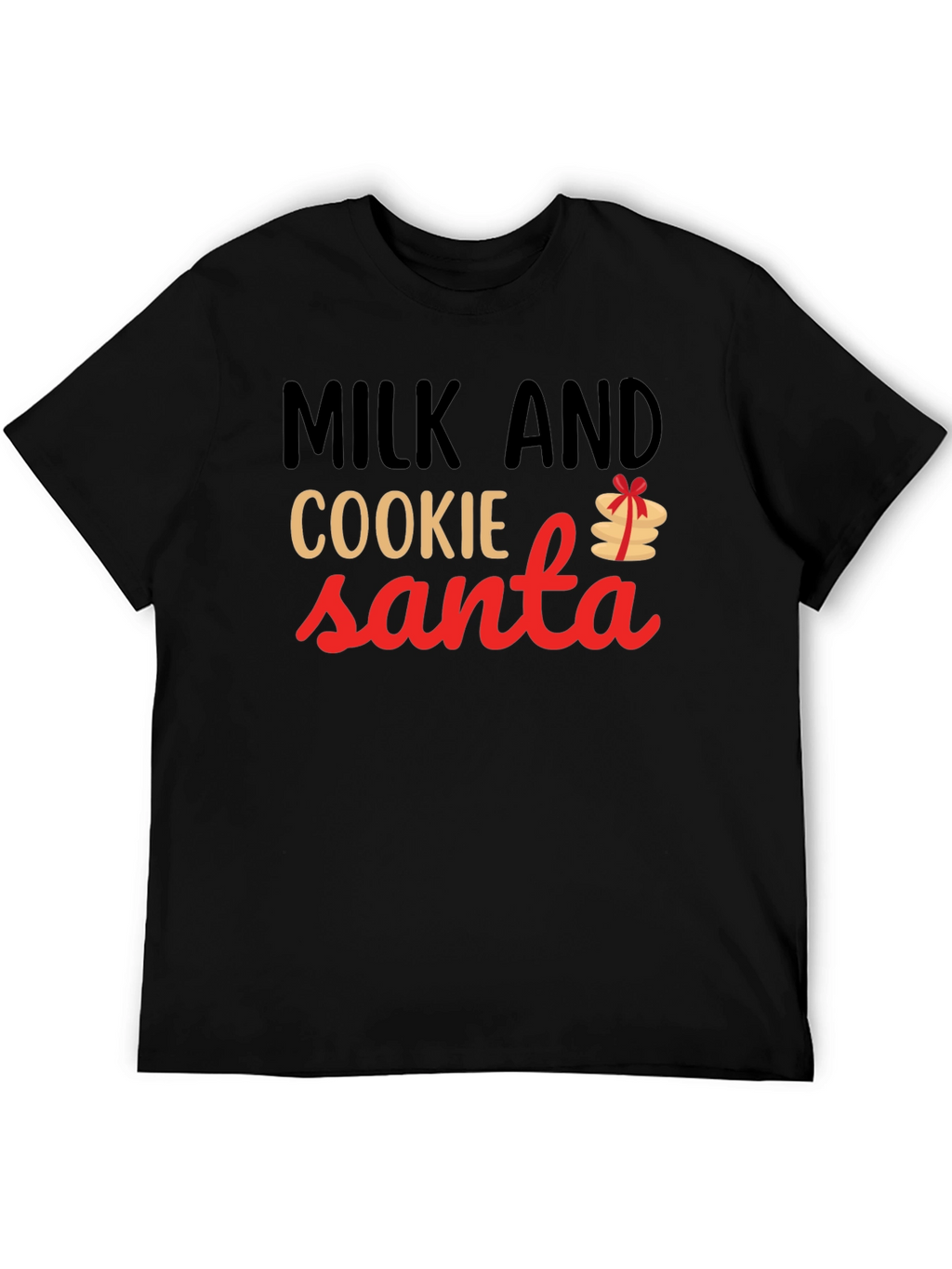 Milk and Cookie Santa T-Shirt