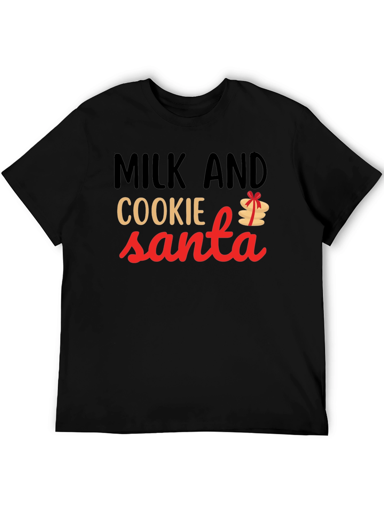 Milk and Cookie Santa T-Shirt