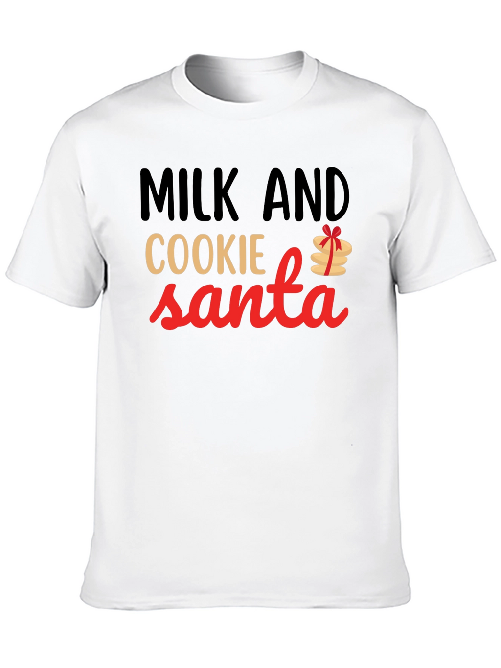 Milk and Cookie Santa T-Shirt