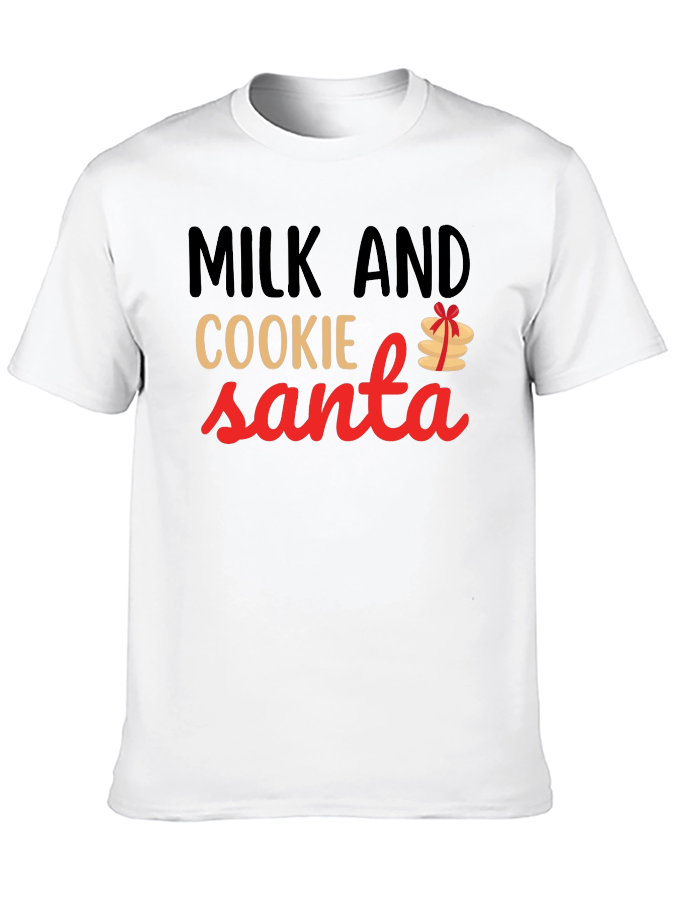 Milk and Cookie Santa T-Shirt