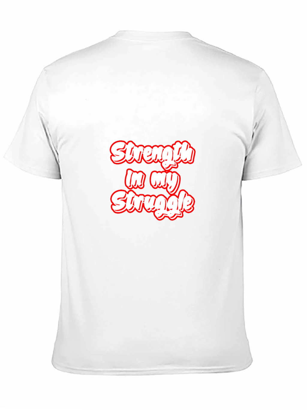 Strength in My Struggle Black Graphic Tee